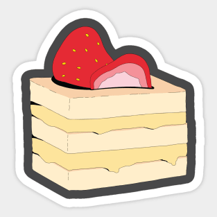 Pile of Strawberry Cheesecake Sticker